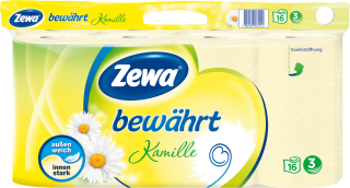 Zewa bewährt Kamille