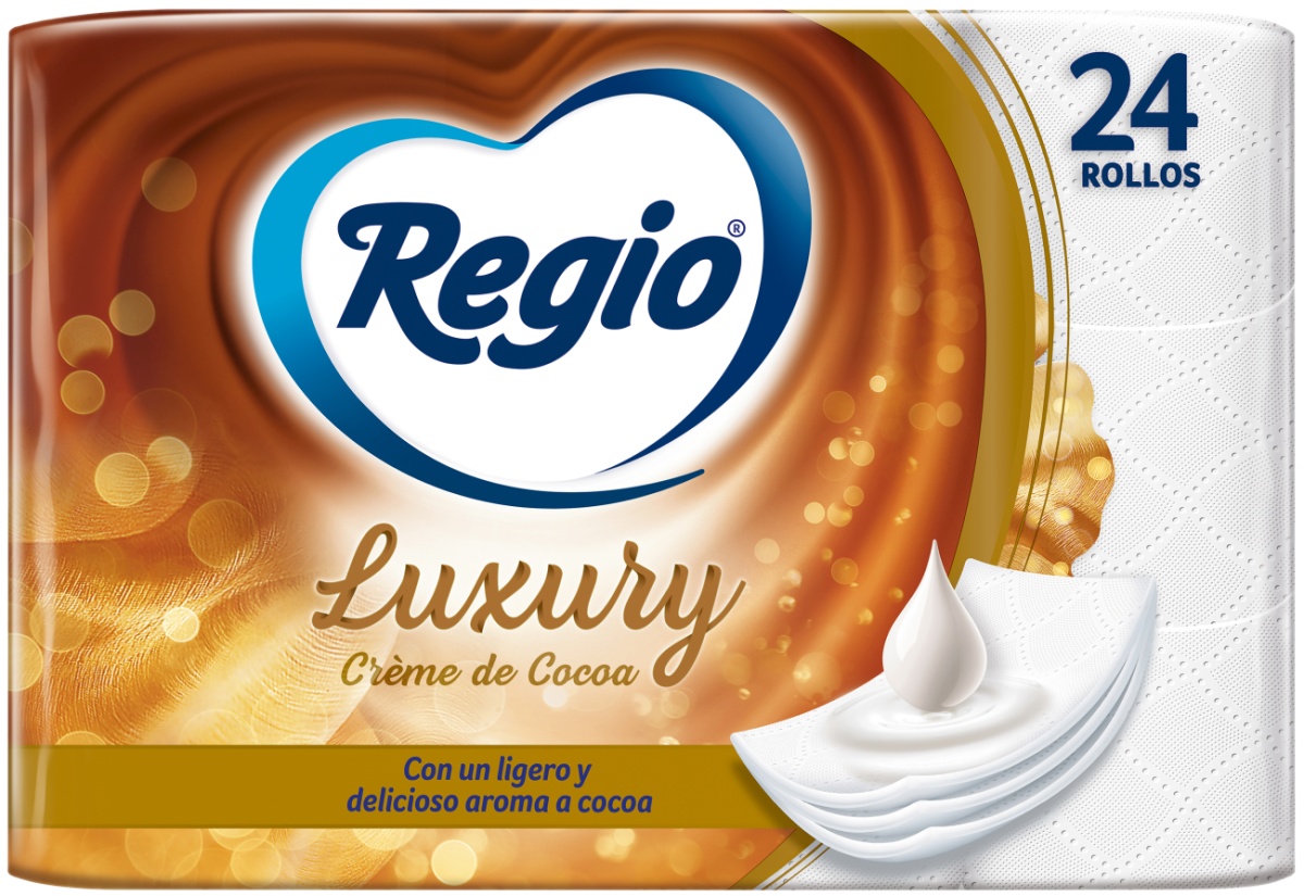 Papel Higienico Luxury Creme De Cocoa Regio