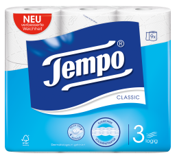 Tempo WC Papier Classic 3 lagig