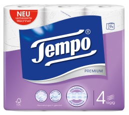 Tempo WC Papier Premium 4 lagig