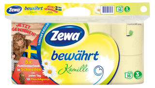Zewa bewährt Kamille