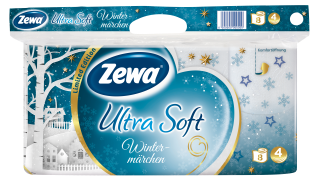 Zewa Ultra Soft Limited Edition Wintermärchen, 8 x 150 Blätter