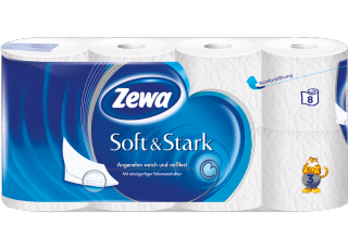 Zewa Soft & Stark (8 Rolls)
