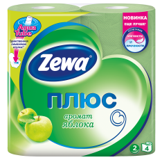 Zewa Туалетний папір Плюс Аромат яблука